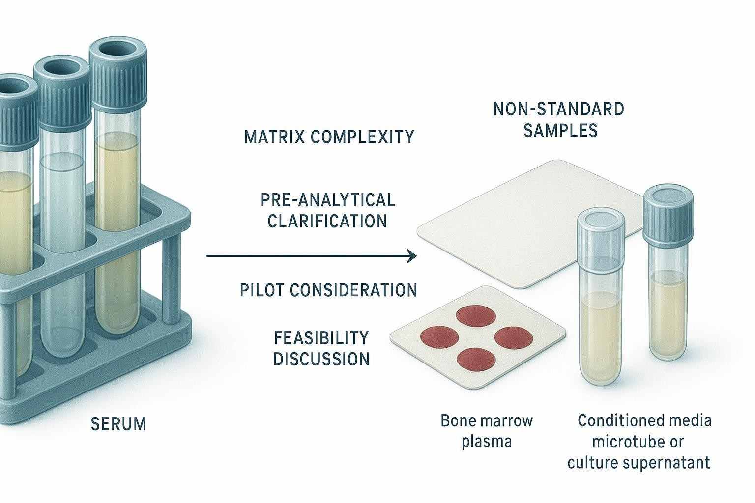 Biomedical journal style figure showing dried blood spot sampling across multiple time points for an Olink longitudinal study.