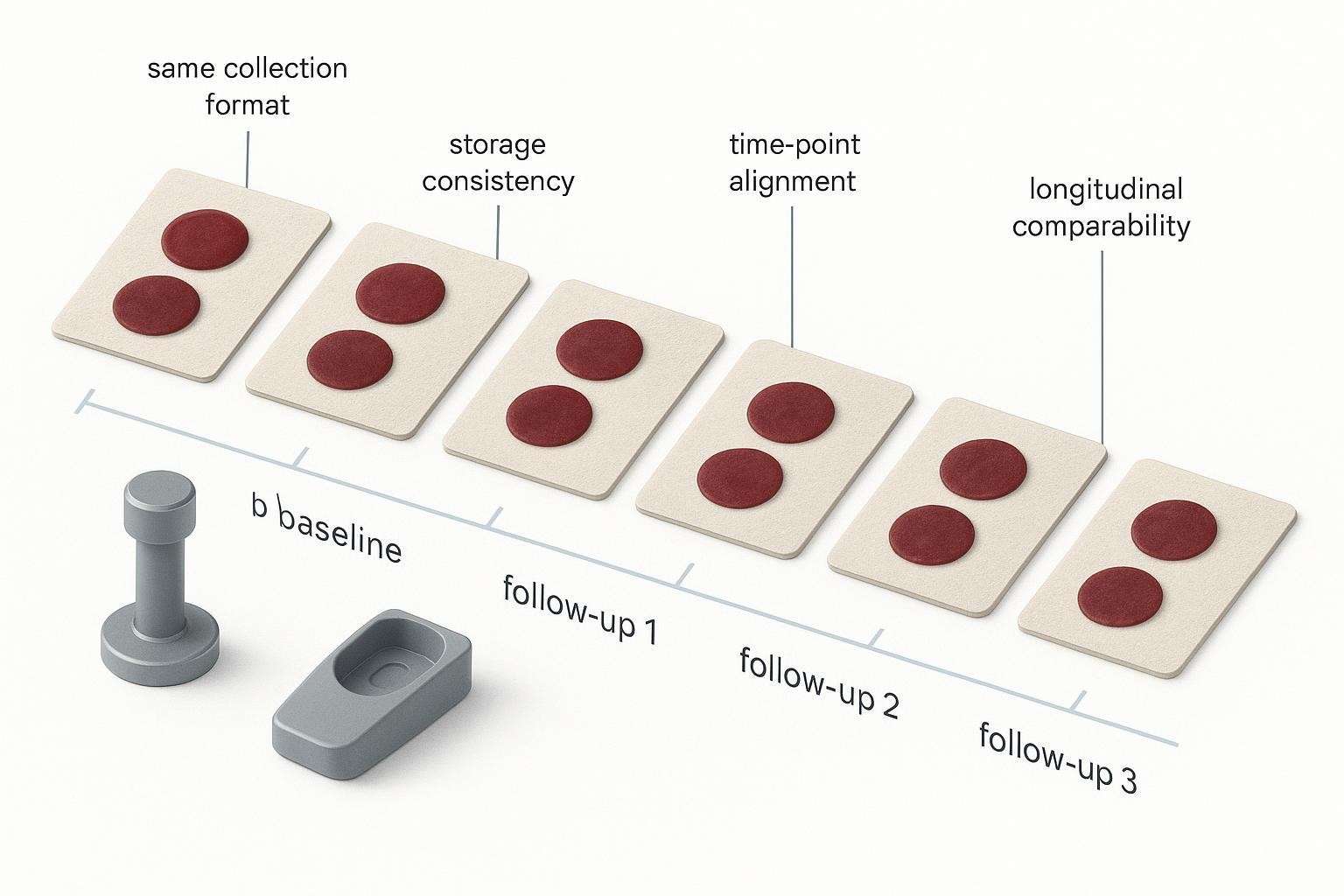 Figure showing planning information required for Olink studies using bone marrow plasma and conditioned media, with a central checklist and labeled nodes.